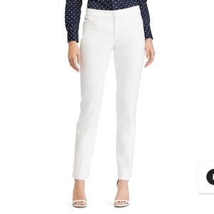 Chaps white jeans size 10